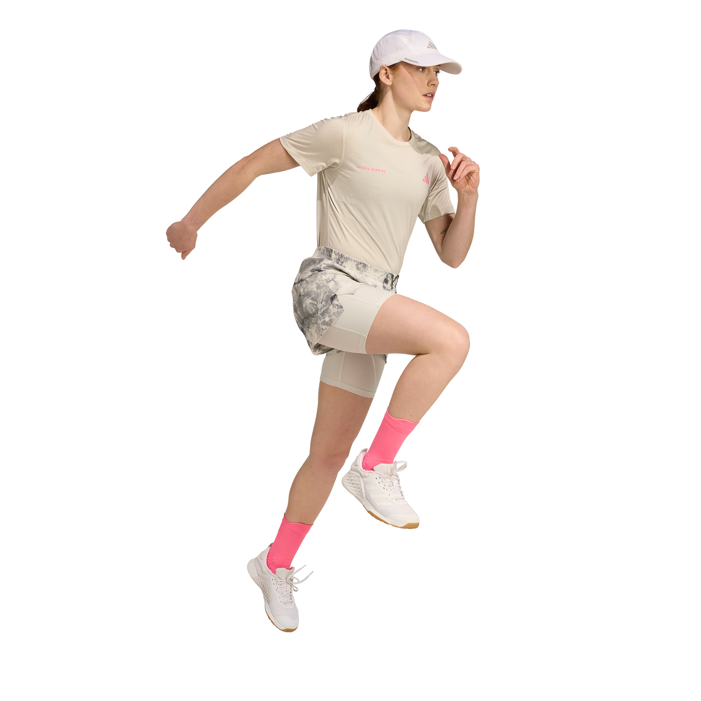 Own The Run Spray Dye Shorts - Women's
