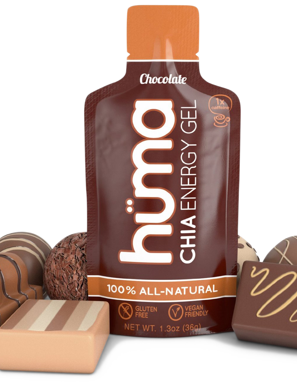 Huma Gels Chocolate - Caffeine