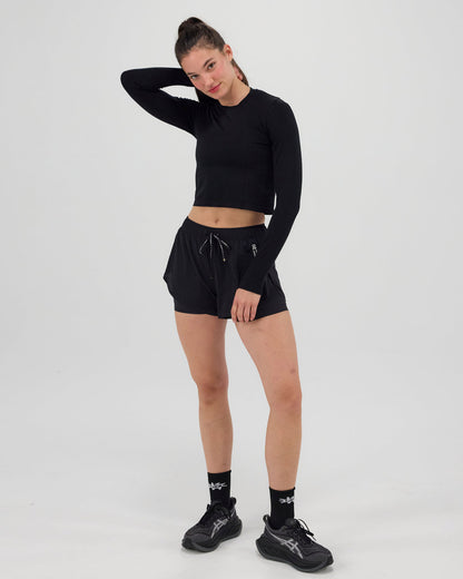 Mercury Seamless™ Crop Long-Sleeve Shirt - Women's