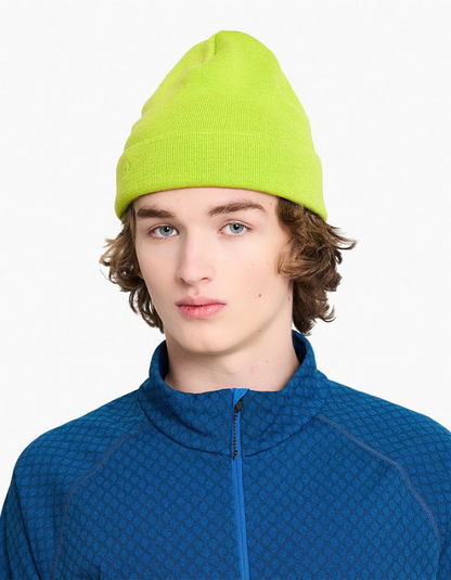 CRWBeanie - CircleC - LimeGreen